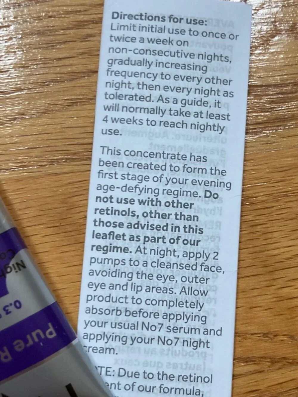 Retinol Night Concentrate
